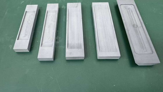 Persoonlijke rechthoekige keramische boot voor bronsing en laser anti-vervalsing logo coating